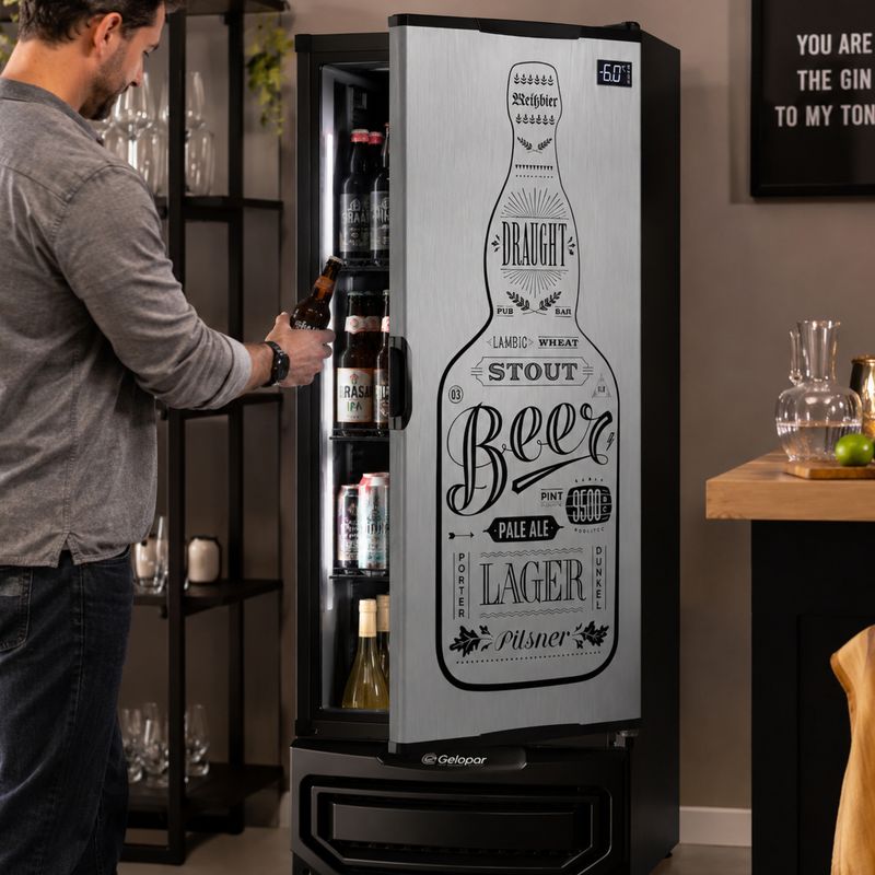 CERVEJEIRA-GCB-40-GW-TI-410-LITROS-PORTA-CEGA-TIPO-INOX-127V---GELOPAR