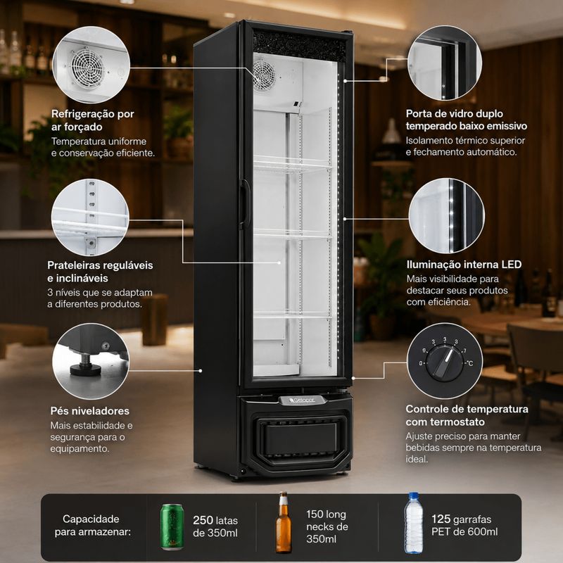 REFRIGERADOR-EXPOSITOR-GPTU-230-228L-TURMALINA-PRETO-220V---GELOPAR