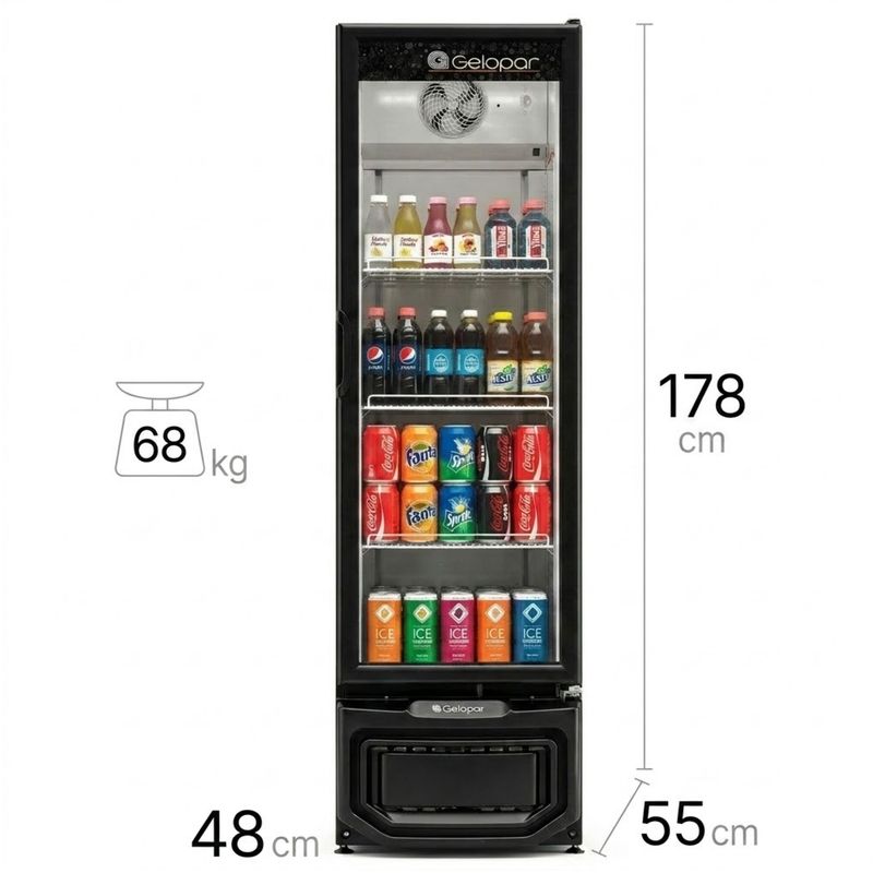 REFRIGERADOR-EXPOSITOR-GPTU-230-228L-TURMALINA-PRETO-220V---GELOPAR