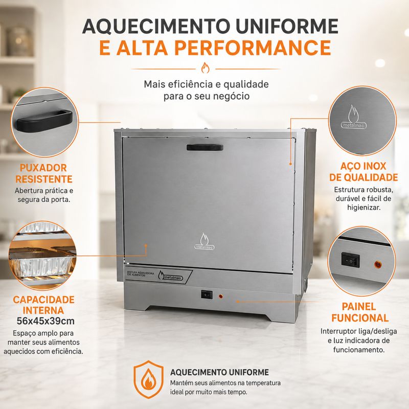 ESTUFA-MARMITEIRA-SECA-36-UNIDADES-EM-36L-INOX-127V---METALMAQ