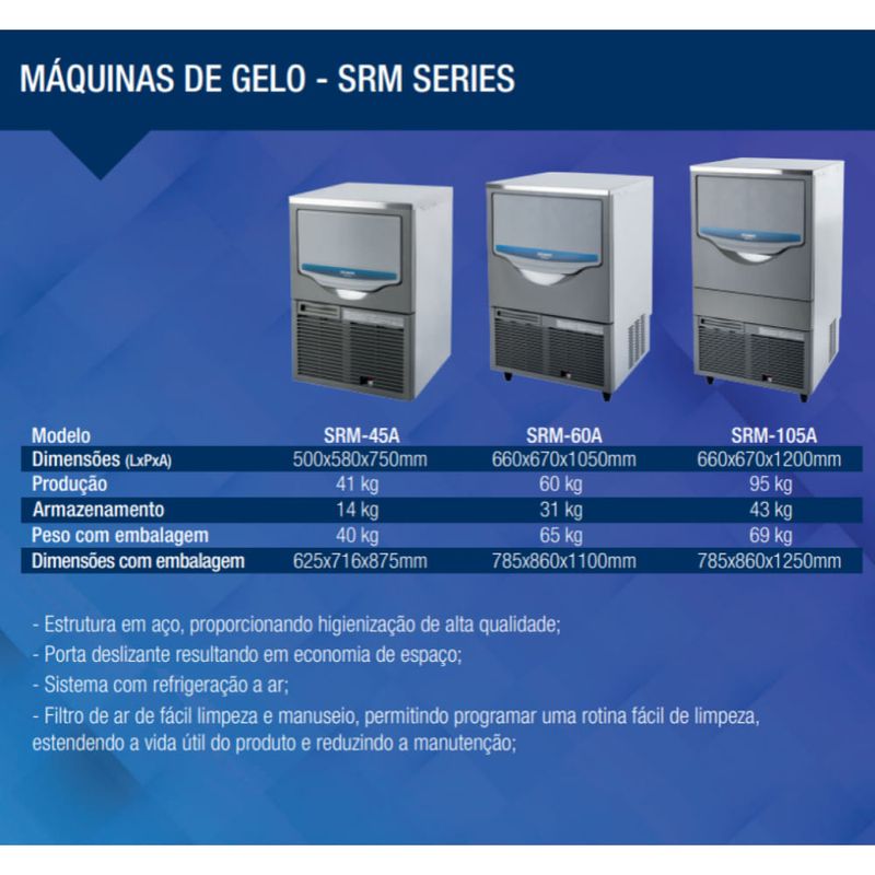 MAQUINA-DE-GELO-EM-CUBO-95KG-DIA-SRM-105A-DEPOSITO-43KG-220V---MACOM