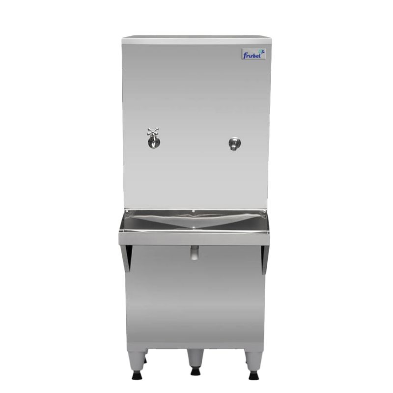 BEBEDOURO-INOX-50-LITROS-2-TORNEIRAS-COM-FILTRO-220V---FRISBEL