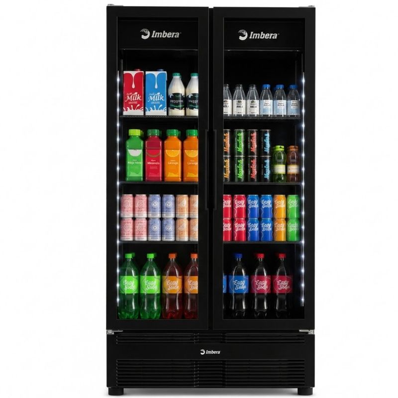 REFRIGERADOR-EXPOSITOR-INVERTER-G326-PRETO-810L-2-PORTAS-VIDRO-BIVOLT---IMBERA
