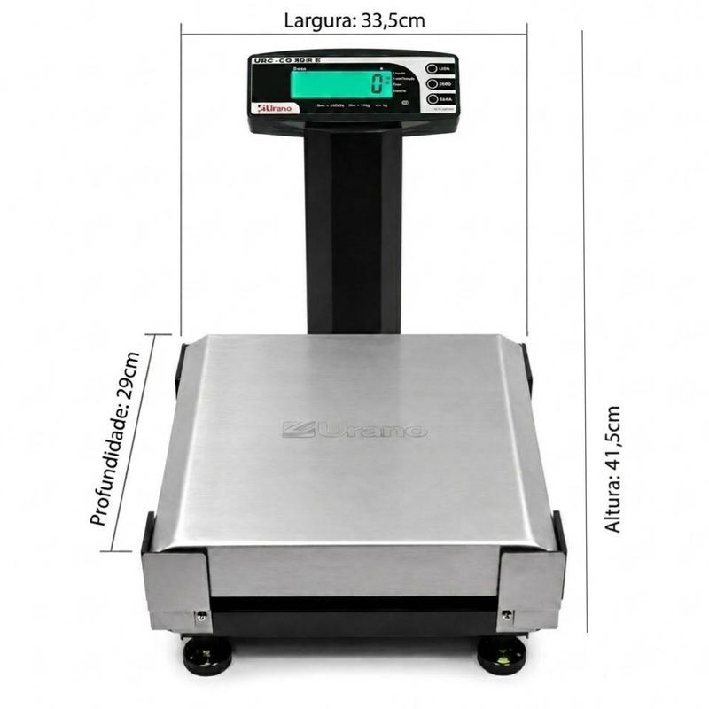 BALANCA-ELETRONICA-CHECK-OUT-UDC-CO-E-30KGX5G-SEM-BATERIA-PRATO-331X280MM---URANO