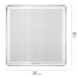 KIT-4-ASSADEIRAS-35X35-TURBO-PERFURADA-ALUMINIO-07MM-ESTAMPADA---IMECA