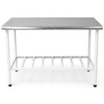 MESA-MANIPULACAO-190X70CM-DESMONTAVEL-PES-EPOXI-TAMPO-INOX---IMECA