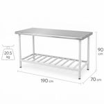MESA-MANIPULACAO-190X70CM-DESMONTAVEL-PES-EPOXI-TAMPO-INOX---IMECA