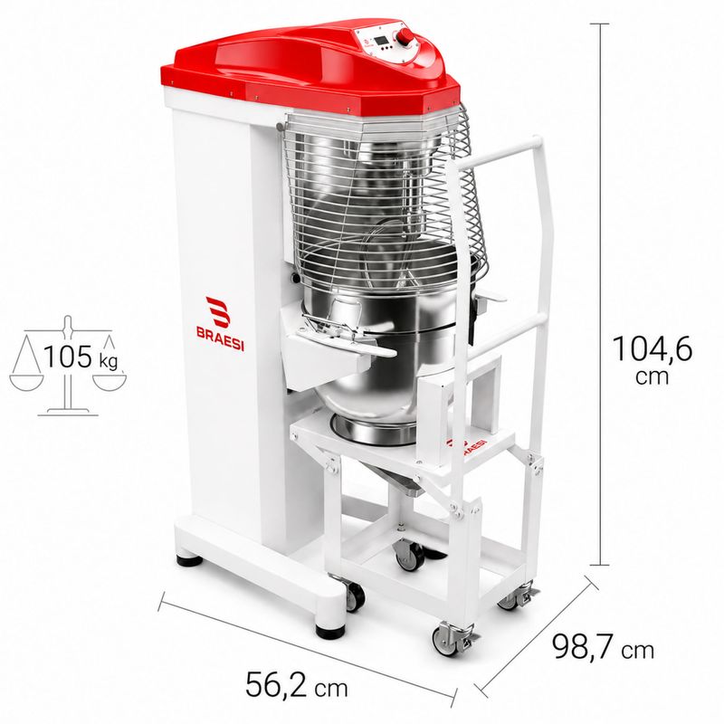 BATEDEIRA-ELETRONICA-PLANETARIA-BPEL-38-PLUS-38L-10-VELOCIDADES-BIVOLT---BRAESI