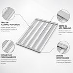 ASSADEIRA-58X70-2CM-PAO-FRANCES-5-TIRAS-7CM-PERFURADO-ALUMINIO-05MM---IMECA