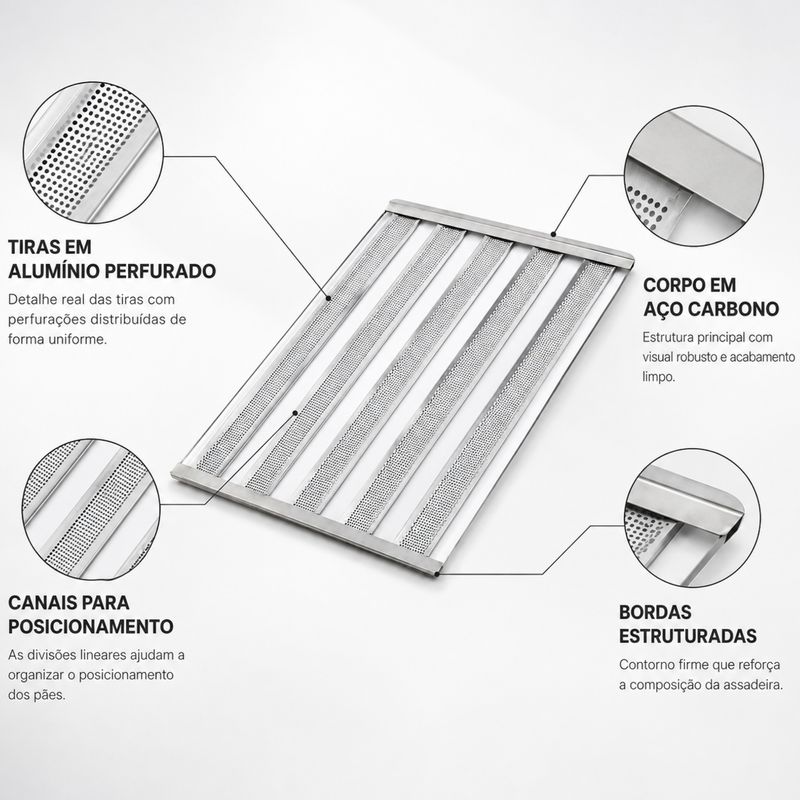 ASSADEIRA-58X70-2CM-PAO-FRANCES-5-TIRAS-7CM-PERFURADO-ALUMINIO-05MM---IMECA