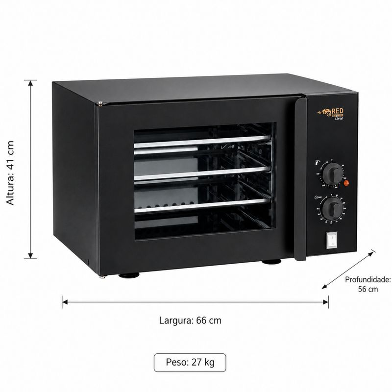 FORNO-CONVECTOR-CLASS-4-ASSADEIRAS-FCCVR-PRETO-220V---RED-CHAMELEON