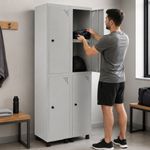 ROUPEIRO-DE-ACO-4-PORTAS-GRANDES-CINZA-COM-PRATELEIRA-FECHAMENTO-POR-CADEADO---PANDIN