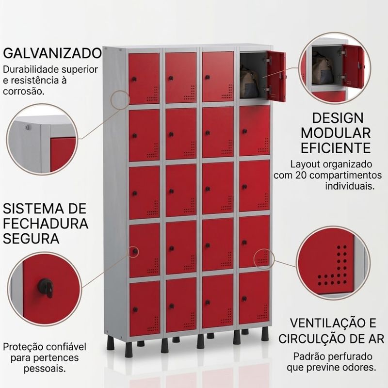 ROUPEIRO-DE-ACO-20-PORTAS-VERMELHO-FECHAMENTO-POR-CADEADO---PANDIN