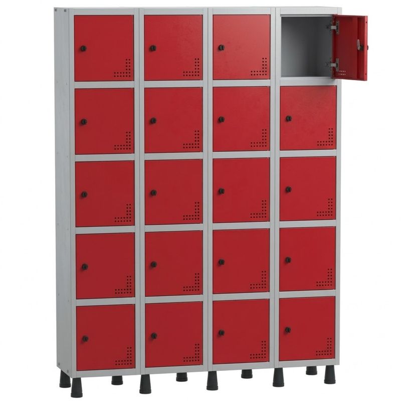 ROUPEIRO-DE-ACO-20-PORTAS-VERMELHO-FECHAMENTO-POR-CADEADO---PANDIN
