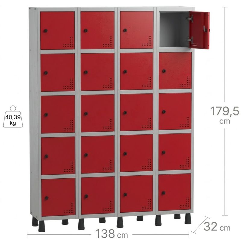 ROUPEIRO-DE-ACO-20-PORTAS-VERMELHO-FECHAMENTO-POR-CADEADO---PANDIN