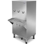BEBEDOURO-INOX-100-LITROS-3-TORNEIRAS-COM-FILTRO-220V---FRISBEL