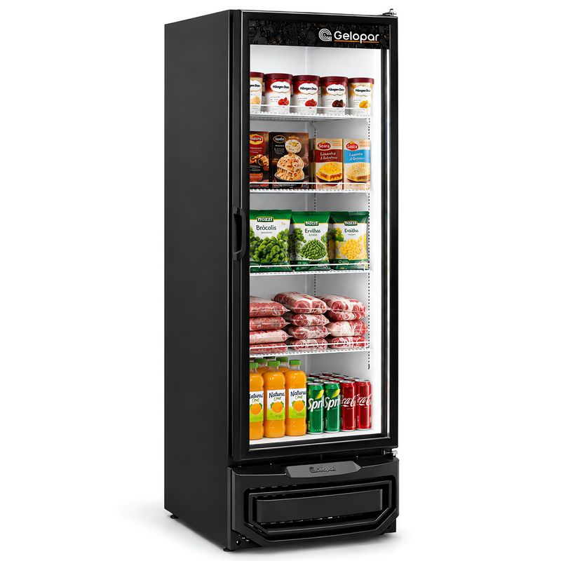 FREEZER-VERTICAL-DUPLA-ACAO-GPA-57-PRETO-577L-PORTA-VIDRO-220V---GELOPAR