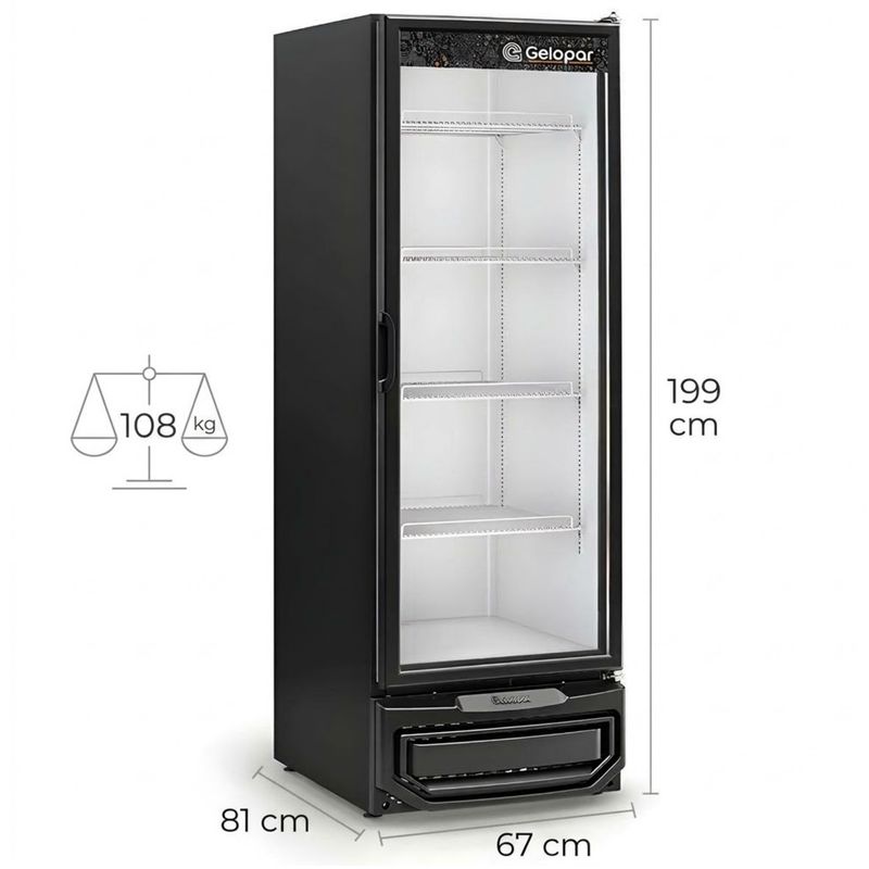 FREEZER-VERTICAL-DUPLA-ACAO-GPA-57-PRETO-577L-PORTA-VIDRO-220V---GELOPAR