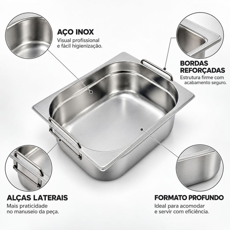 CUBA-GN-1-2-100MM-INOX-PARA-BUFFET-COM-ALCA---VACCARIN