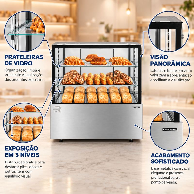 VITRINE-NEUTRA-CONFEITARIA-VANGUARD-TOP-CVTS750-SAIA-INOX-COM-LED-220V---REFRIMATE