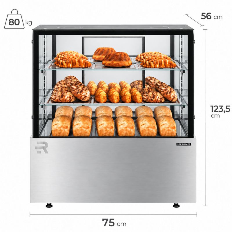 VITRINE-NEUTRA-CONFEITARIA-VANGUARD-TOP-CVTS750-SAIA-INOX-COM-LED-220V---REFRIMATE