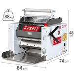 CILINDRO-LAMINADOR-MESA-EPOXI-SEM-PEDESTAL-CL-390-BANDEJA-INOX-1CV-BIVOLT---GPANIZ
