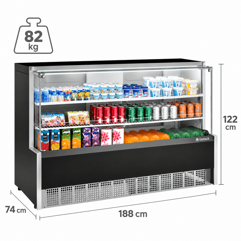 VITRINE-REFRIGERADA-AURORA-GPDA-175R-PRETO-VIDRO-RETO-220V---GELOPAR
