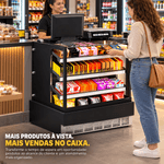 VITRINE-NEUTRA-CAIXA-ABERTA-MGEX-100-PRETO-CONVENIENCIA-BIVOLT---GELOPAR