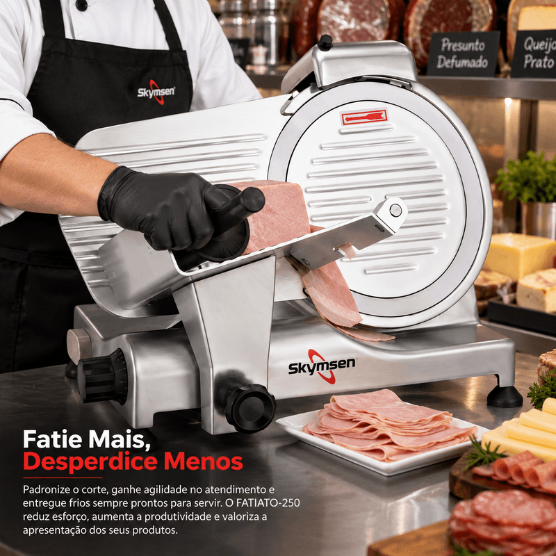 FATIADOR-DE-FRIOS-SEMI-AUTOMATICO-FATIATO-250-INOX-LAMINA-250MM-220V---SKYMSEN