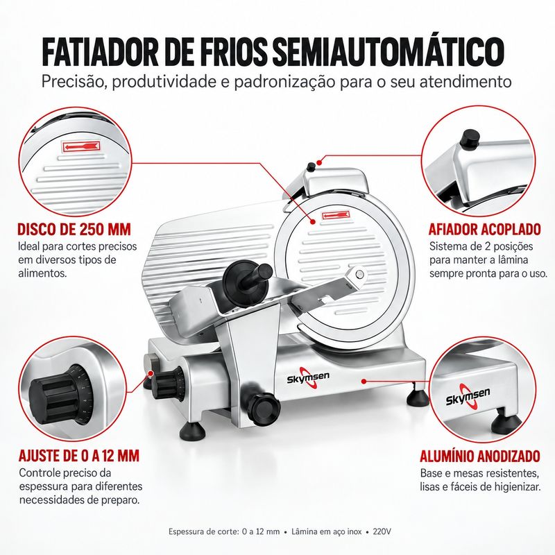 FATIADOR-DE-FRIOS-SEMI-AUTOMATICO-FATIATO-250-INOX-LAMINA-250MM-220V---SKYMSEN