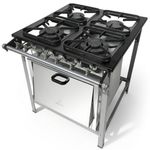 FOGAO-4-BOCAS-30X30CM-GAS-DE-COZINHA-BAIXA-PRESSAO-PERFIL-5CM-COM-FORNO---METALMAQ