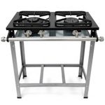 FOGAO-2-BOCAS-30X30CM-GAS-DE-COZINHA-BAIXA-PRESSAO-PERFIL-5CM-DE-PE---METALMAQ