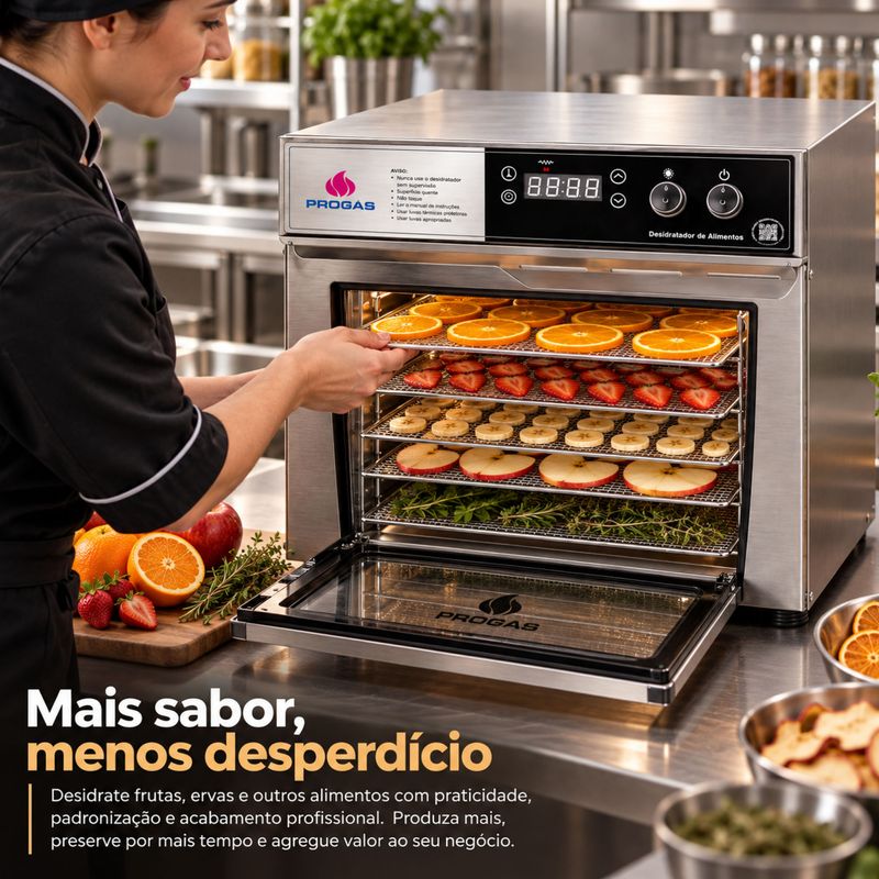DESIDRATADOR-DE-ALIMENTOS-PRDES-06-INOX-127V---PROGAS