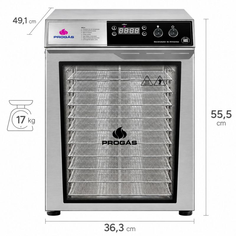 DESIDRATADOR-DE-ALIMENTOS-PRDES-12-INOX-220V---PROGAS