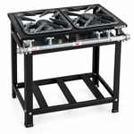 FOGAO-2-BOCAS-30X30CM-GAS-DE-COZINHA-SILVER-PERFIL-5CM-DE-PE---CEFAZ