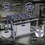 FOGAO-6-BOCAS-M-19-PREMIUM-30X30CM-GAS-DE-COZINHA-BAIXA-PRESSAO-PERFIL-65CM-COM-FORNO---METALMAQ