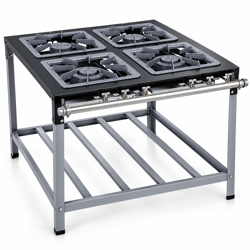 FOGAO-4-BOCAS-40X40CM-GAS-DE-COZINHA-BAIXA-PRESSAO-PERFIL-9CM---METALMAQ