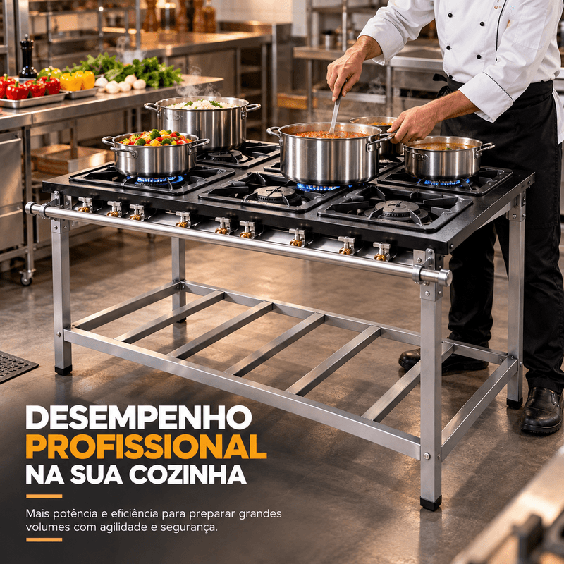 FOGAO-4-BOCAS-40X40CM-GAS-DE-COZINHA-BAIXA-PRESSAO-PERFIL-9CM---METALMAQ