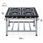 FOGAO-4-BOCAS-40X40CM-GAS-DE-COZINHA-BAIXA-PRESSAO-PERFIL-9CM---METALMAQ