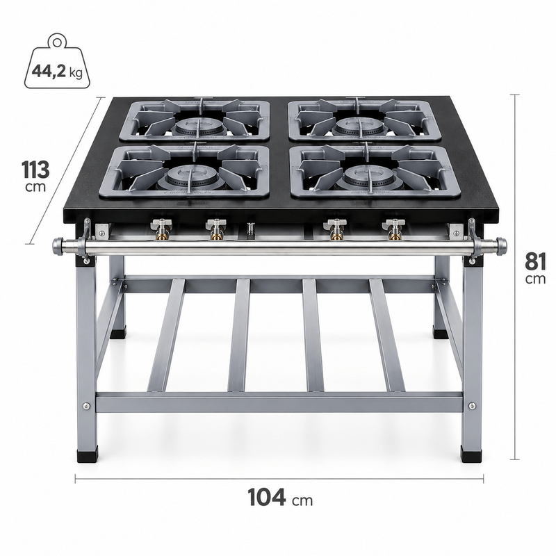 FOGAO-4-BOCAS-40X40CM-GAS-DE-COZINHA-BAIXA-PRESSAO-PERFIL-9CM---METALMAQ