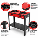 FOGAO-2-BOCAS-GAS-DE-COZINHA-PRGE-200-GOURMET-VERMELHO---PROGAS