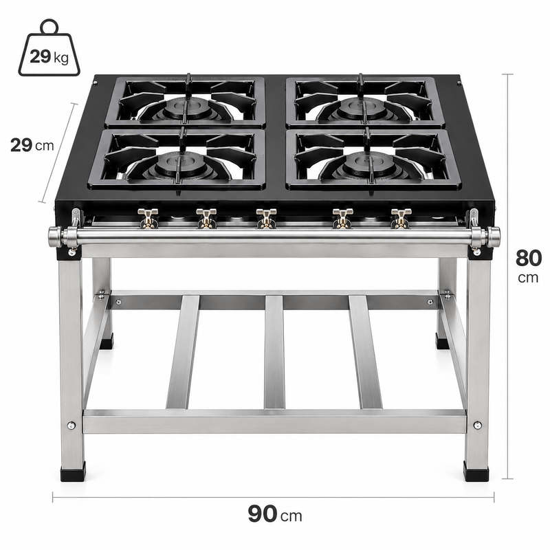 FOGAO-4-BOCAS-40X40-GAS-NATURAL-BAIXA-PRESSAO-PERFIL-65CM---METALMAQ