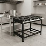 FOGAO-6-BOCAS-40X40-GOLD-CFZG-166-GAS-DE-COZINHA-BAIXA-PRESSAO-PERFIL-10CM-DE-PE---CEFAZ