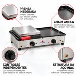 SANDUICHEIRA-ELETRICA-PR-700E-30X30-CONJUGADA-COM-PRENSA---PROGAS