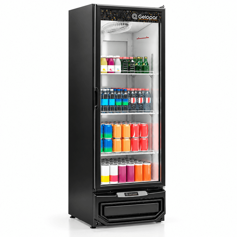 REFRIGERADOR-VERTICAL-GPTU-40-BIN-INVERTER-PRETO-410L-PORTA-VIDRO-BIVOLT---GELOPAR