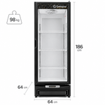 REFRIGERADOR-VERTICAL-GPTU-40-BIN-INVERTER-PRETO-410L-PORTA-VIDRO-BIVOLT---GELOPAR