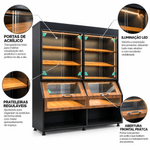 EXPOSITOR-PARA-PAES-TULHA-185-M-PORTA-DE-ACRILICO-SUPERIOR-220V---TIGER
