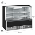 VITRINE-REFRIGERADA-AURORA-AR-FORCADO-GPFA-140R-PRETO-220V---GELOPAR