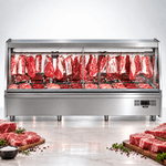 BALCAO-DE-ACOUGUE-TURINO-STANDARD-GATS-300-INOX-TENDAL-DUPLO-SEM-DEPOSITO-220V---GELOPAR